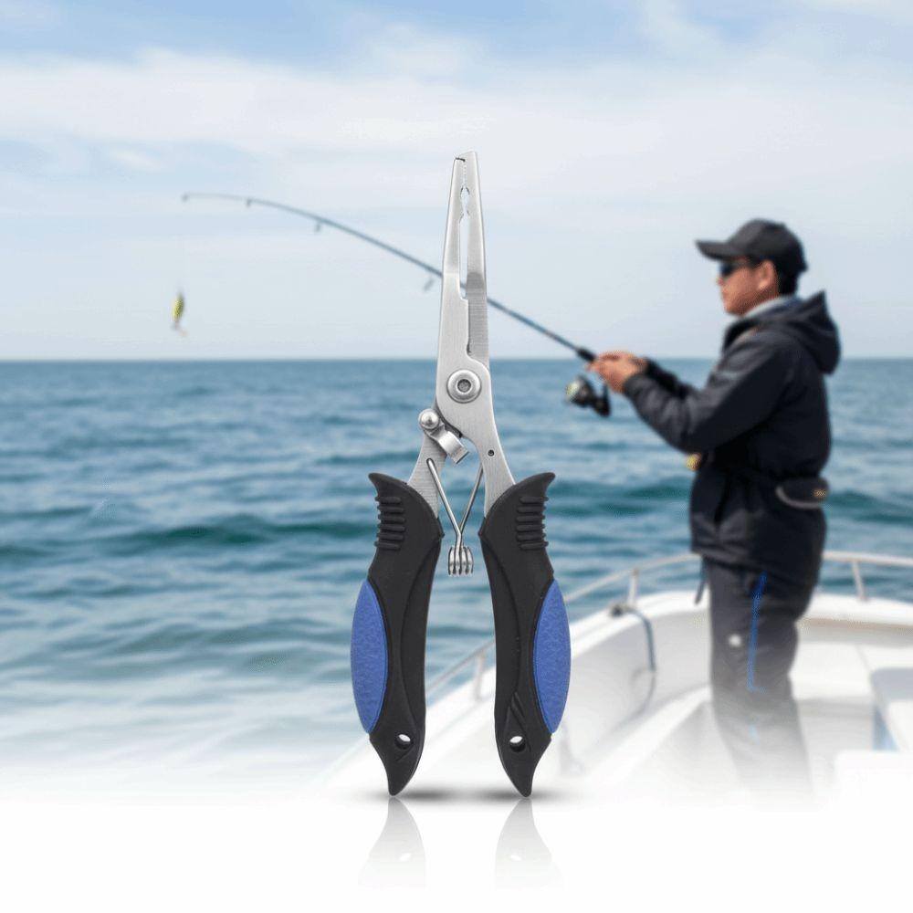 Long Nose Fishing Pliers Curved Mouth Fishing Scissors New Lure Fishing Tong Fishing Accessories