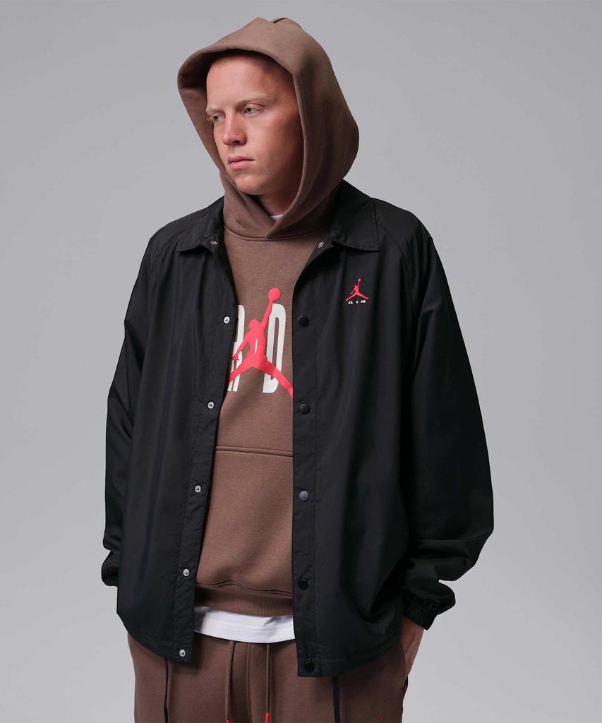 Nike Куртка-бомбер Jordan Brooklyn Coach Jacket M - Черная:Белый / Io2341-010