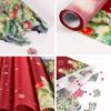 The Christmas series table flag red "Merry Christmas" seasonal winter kitchen table decoration is suitable for family party deco