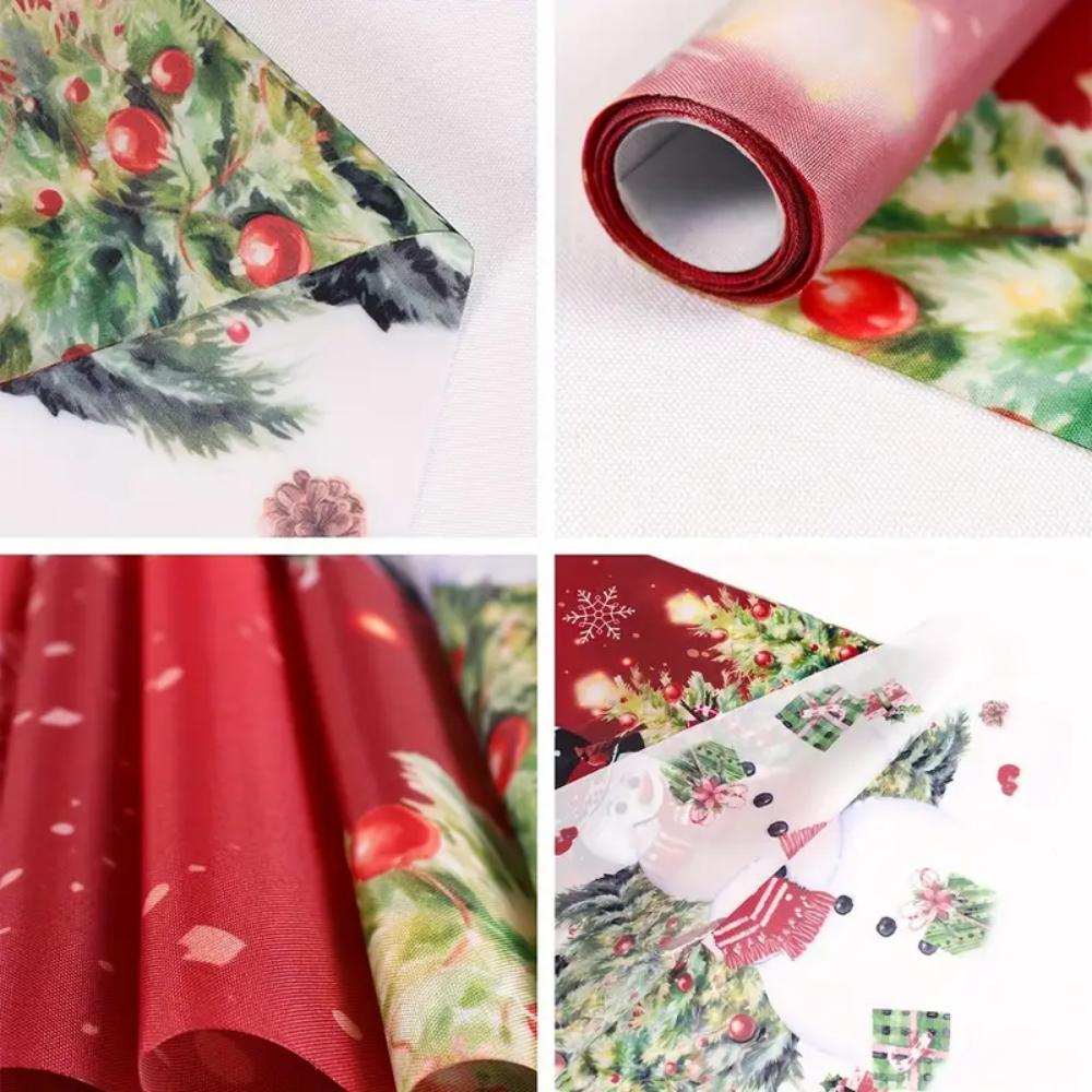 The Christmas series table flag red "Merry Christmas" seasonal winter kitchen table decoration is suitable for family party deco