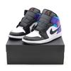 DQ8426-154 Nike Air 1 Mid Яркий Конкорд Черный Синий Фиолетовый Белый (Мужской)
