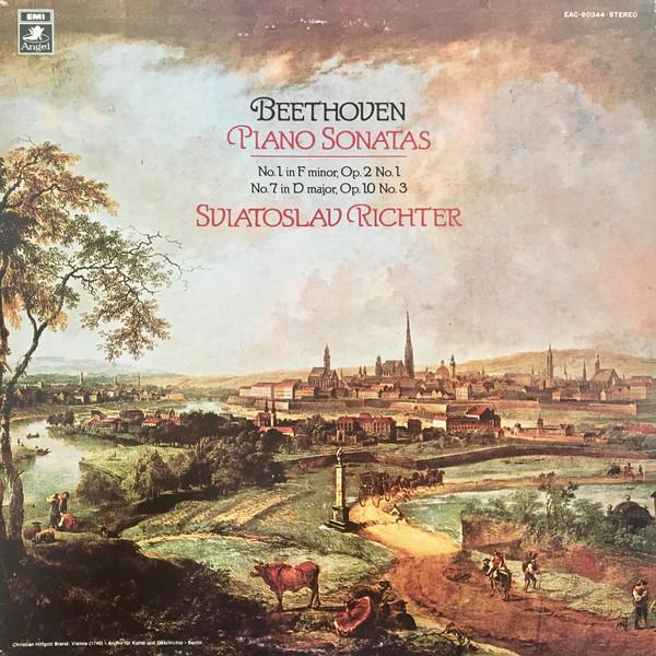 LP Record SUIATOSLAV RICHTER Beethoven Piano Sonata No1. In Fmin EAC80344 ANGEL Japan Classical Used