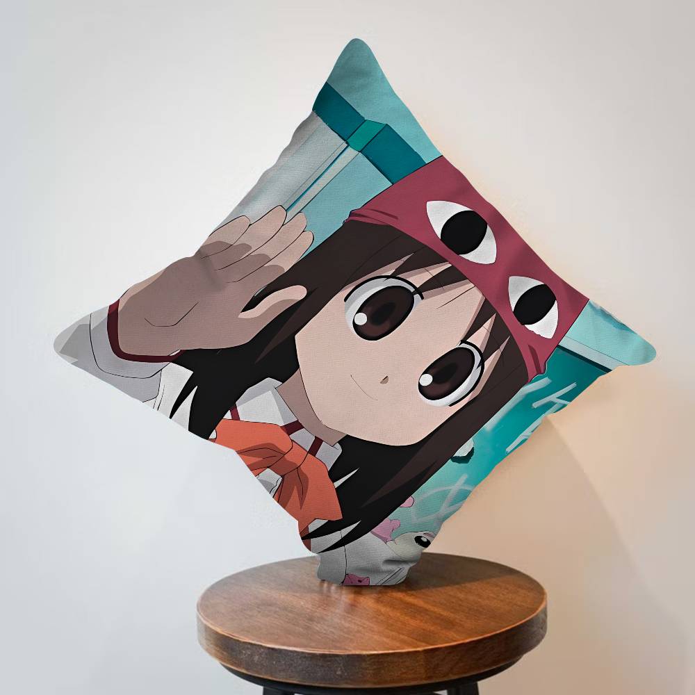 Azumanga Daioh Cushion Cover Inches Farmhouse Decor Home Throw Pillow Covers for Couch Decorations