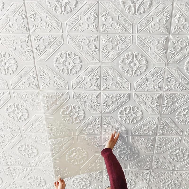 1/5/10 шт. 70*70 см потолочная крыша самоклеящаяся теплая спальня 3d трехмерная стена прикреплена к фоновой стене