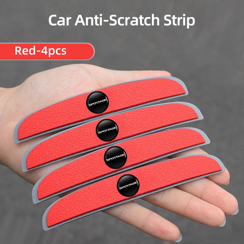 4Pcs Rubber Anti Collision Strip Car Door Rearview Mirror Protector Stickers For KIA Sportage Ceed Sorento Niro Cadenza Proceed kpaxs22