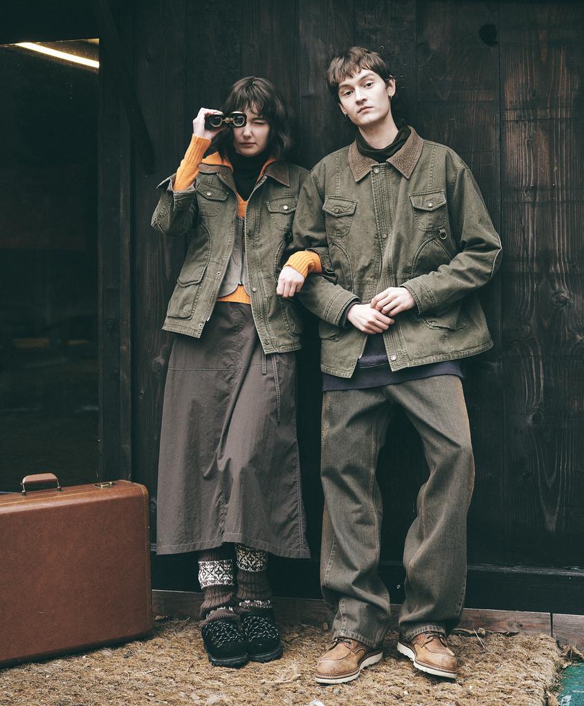Nuukfitter Hunter Vintage Washed Cotton Jacket [Khaki]