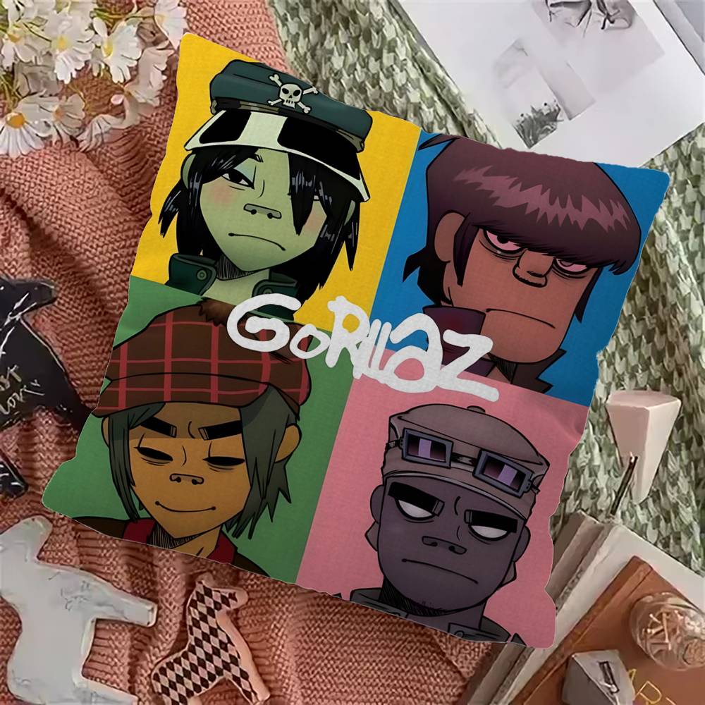 Gorillaz Хип-Хоп Персонализированная Наволочка Чехол от Пыли Спальня Детская Вечеринка Украшение Наволочка День Рождения Детский Подарок