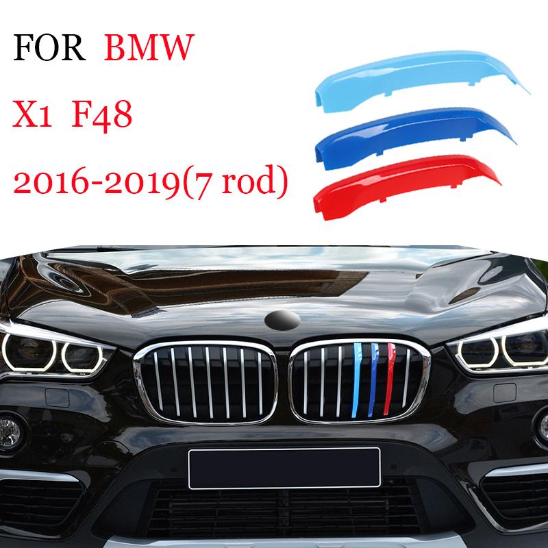 3Pcs Front Grille Trim Strips For BMW Series 1 2 3 4 5 6 7 8 X1 X2 X3 X4 X5 X6 X7 Z4 E46 E90 F30 E60 E81 F20 F45 F36 F10 F48 F25 FZ7