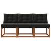 3 Piece Outdoor Center Sofa