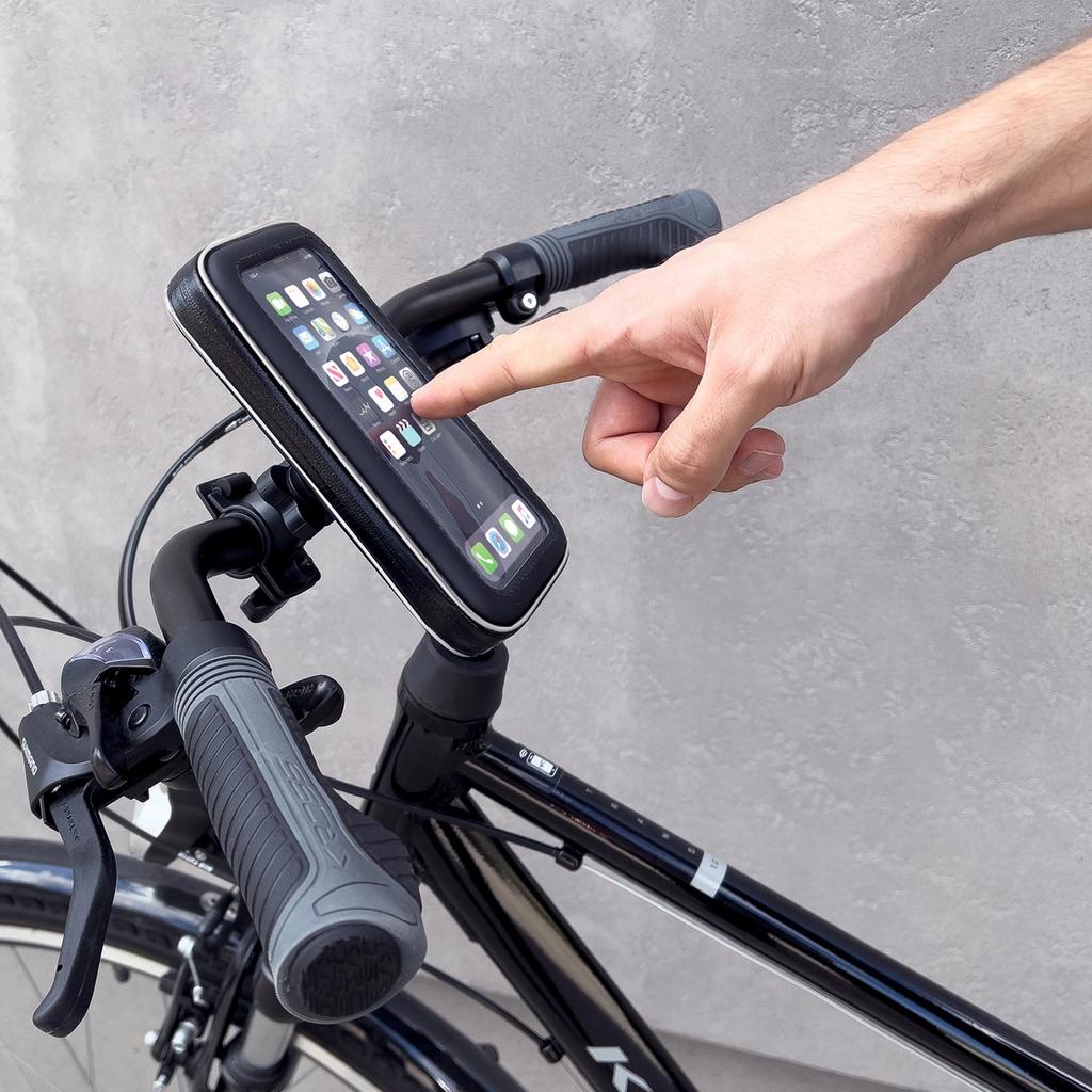 Wozinsky Phone Holder For Bicycle, Motorcycle, Scooter Black (Wbhbk7)
