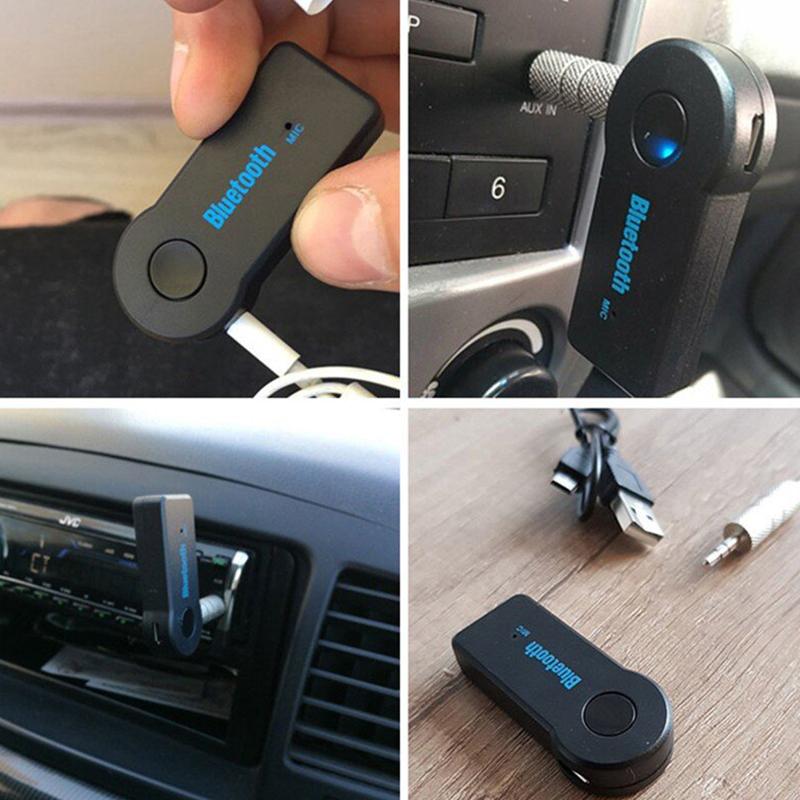 3,5 мм Bluetooth-приемник Динамик Handsfree Беспроводной Bluetooth-передатчик USB Автомобильная стереосистема Аудиоприемник Музыкальный Bluetooth-адаптер