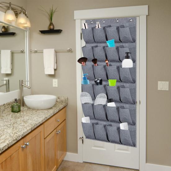 1 комплект, подвесная сумка для хранения на двери с 4 прочными крючками, компактная 24 кармана, брелок для хранения обуви, органайзер для обуви, сумка для дома