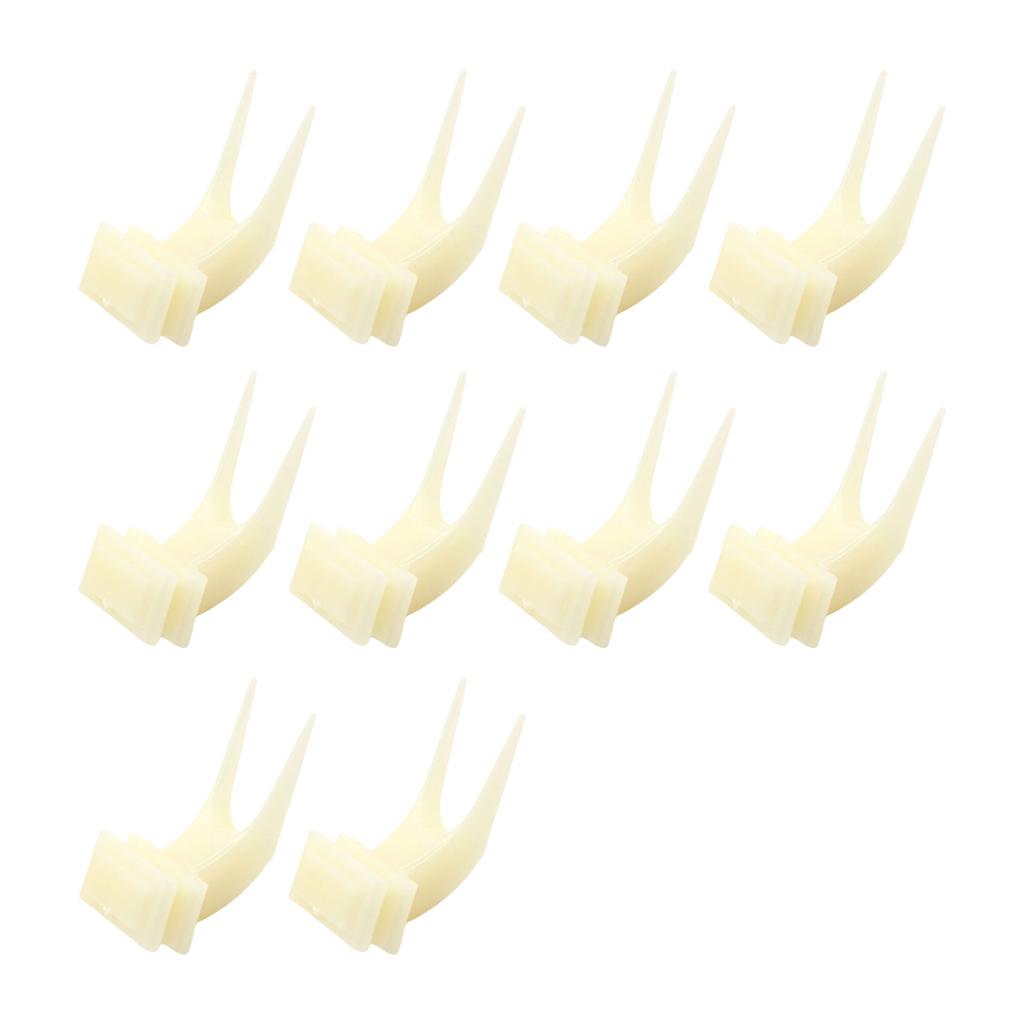 10PCS Bird Forks Food Holder Birdcage Foraging Fruit Holder Plastic Parrot Skewer Treats Feeding Tool for Small Birds