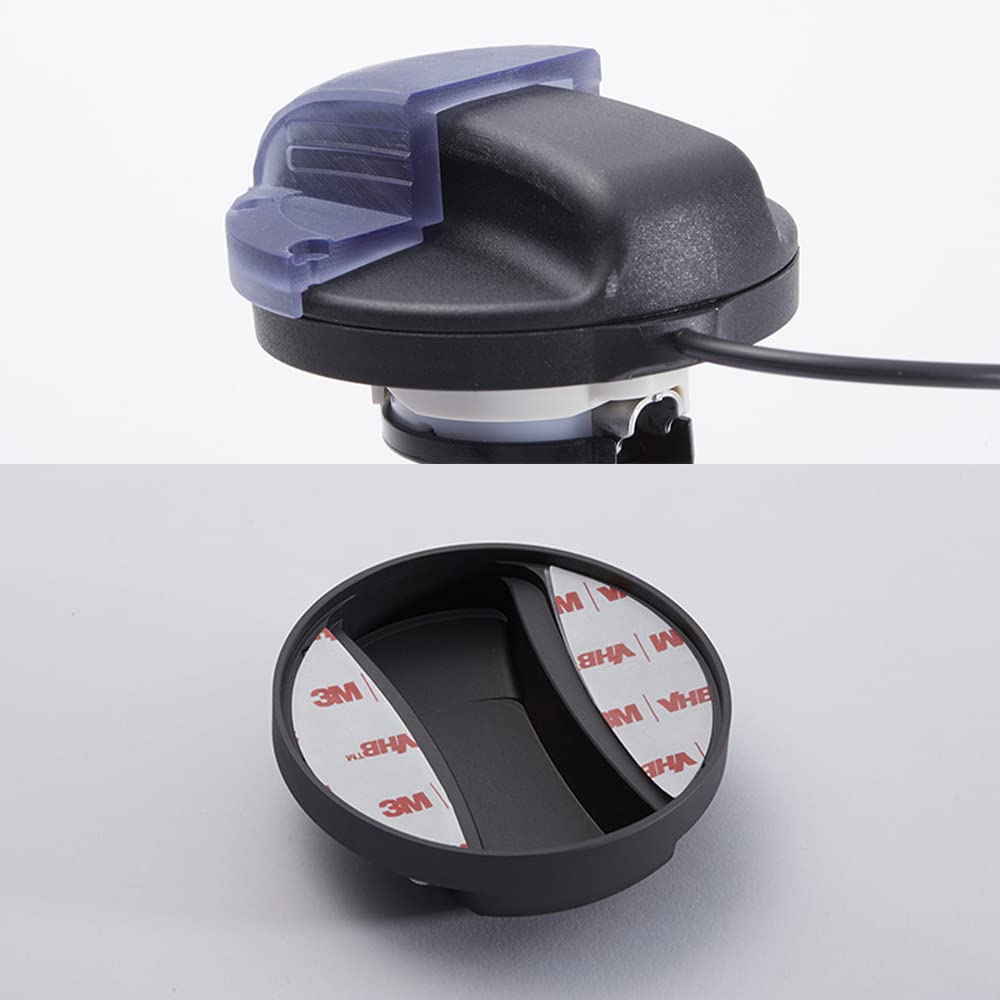 Deff Fuel Cap Cover for Mercedes-Benz (Type2) Fuel Cap Cover Aluminum Fuel Cap Cover