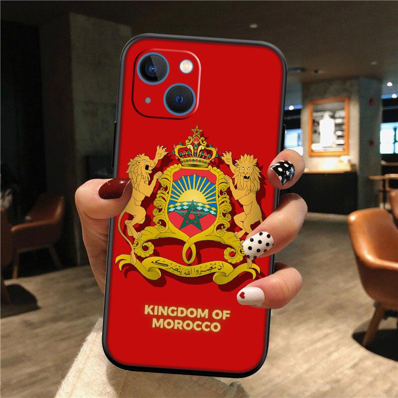 IK48 Morocco Flag Passport New High-End Shell Phone Case for Redmi Note 8 9 Pro Max 9S 9T 9C NFC 8T 8A 10A A4