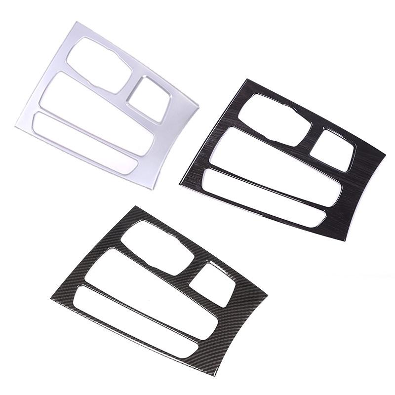 ABS центральная панель переключения передач автомобиля крышка рамки наклейки подходят для BMW X5 X6 F15 F16 2014-Авто интерьер
