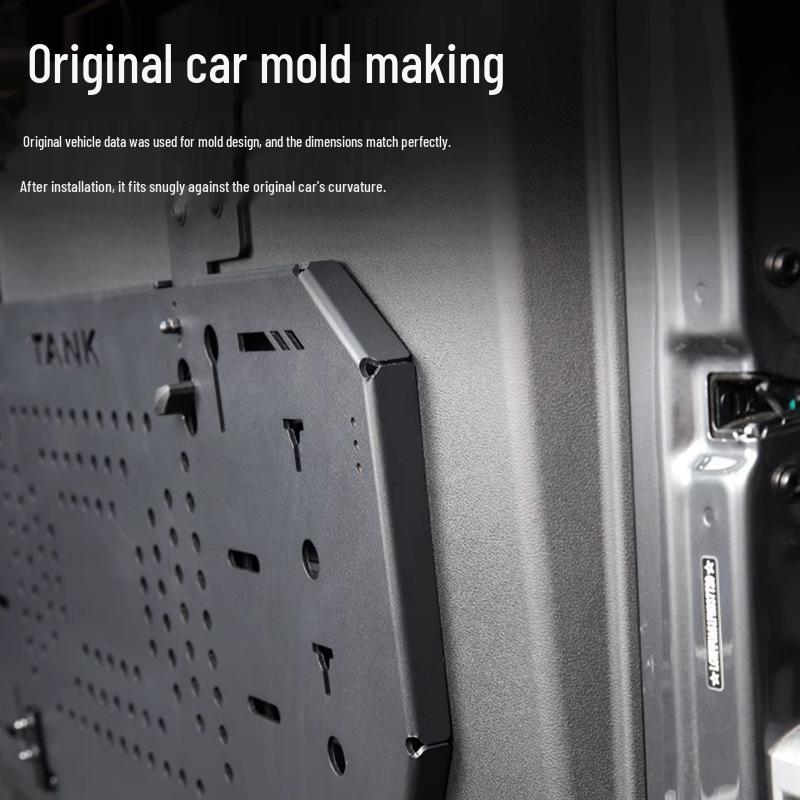 Стеллаж-удлинитель для окна задней двери Tank 400hi4t: Каркас для хранения в багажнике, сетка и аксессуары для интерьера