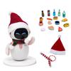 Совместимо с Eilik Robot 1PC Одежда и 20PCS Мини Игрушки Санта Шапка (Включает только одежду и игрушки, но не включает робота.)