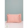 Set 2 Pillowcases 50x70 Powder Pink - Powder Pink - Organic Cotton - Natural - Bedroom