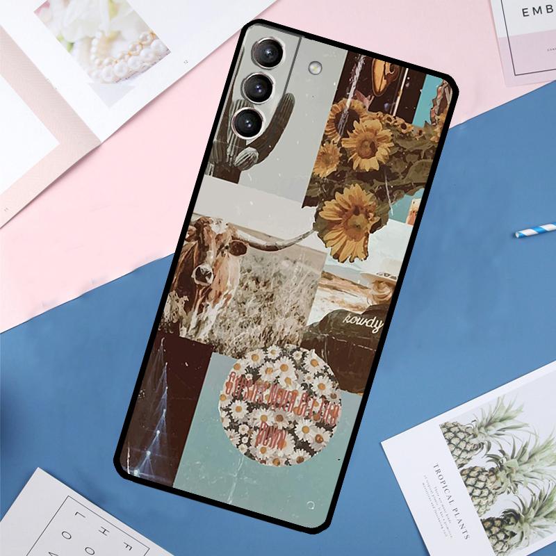 Девичий Чехол-Ковбойская Ведьма из Леса для Samsung Galaxy S25 Ultra S21 S22 S23 S24 Ultra S9 S10 Plus S20 FE S25 FE Задняя Крышка
