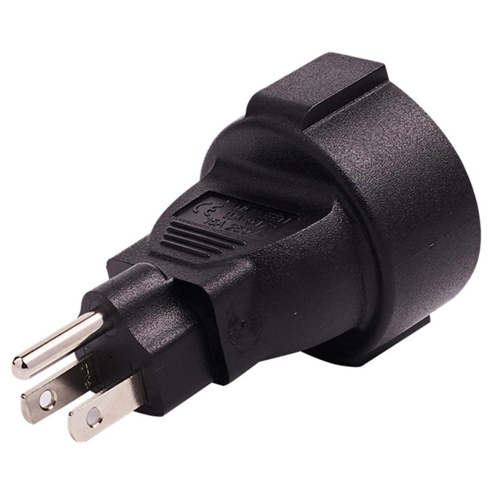 Адаптер питания США 3-контактный к европейскому стандарту 3-контактный 110 В-250 В Вилка-папа к розетке-маме Беспроводной переходник