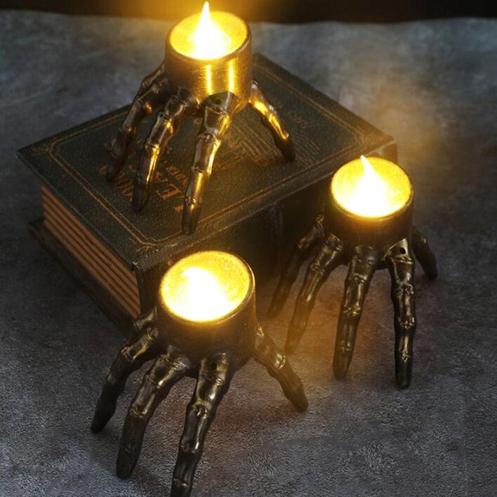 Horror Light Halloween Flameless Candle Light Halloween Indoor Decorative Light Festival
