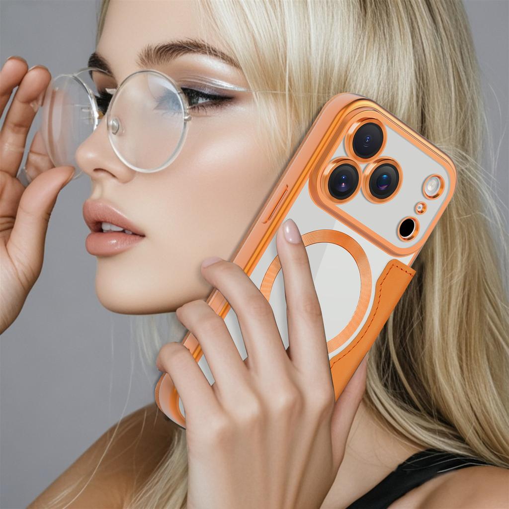 Чехол-книжка с покрытием, прозрачный, магнитный, складной, кожаный, кошелек, для iPhone 17 Air 16 Pro Max, магнитный, 15 14 13 12 11 Pro, слот, карман, держатель, чехол