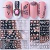 Manicure Transfer Template Nails Ornaments Flower Butterfly Nail Image Stamping Stencil Plate