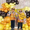 Набор Латексных и Алюминиевых Шаров на Тему Строительной Техники для Украшения Вечеринки, Принадлежности для Украшения Дня Рождения Мальчика