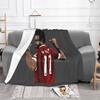 Mo Salah Design Fashion Soft Warm Flannel Blanket Fc Football Club Mo Salah Ynwa