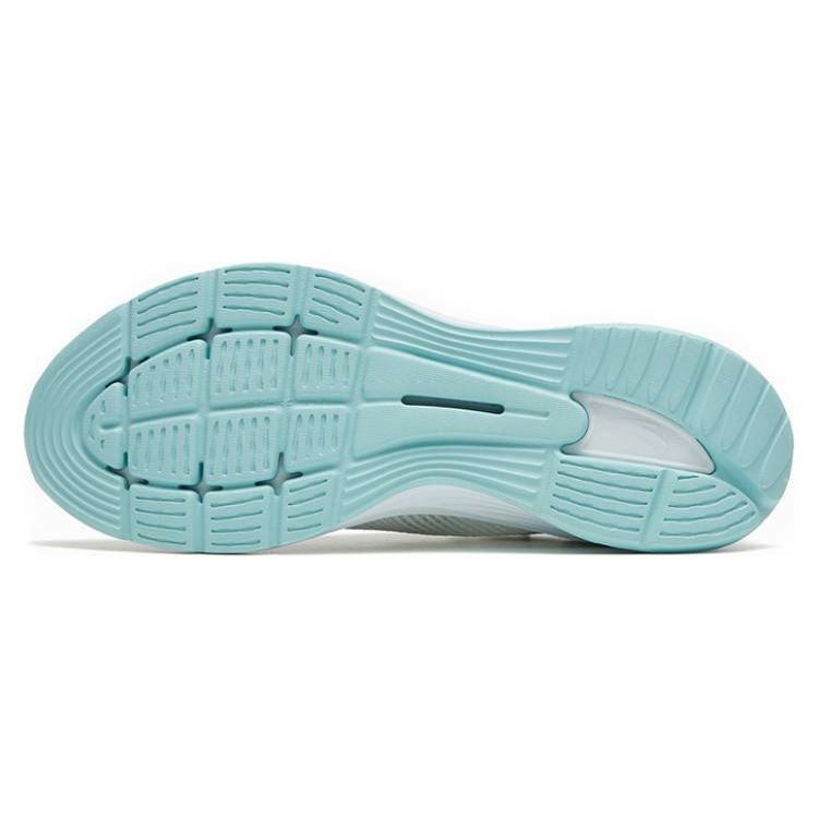 Anta Hydrogen Run Five Comfortable Casual Fabric TPU Non-Slip Wear-Resistant Low-Top Running Shoes Men Sneaker White Blue 112325540-1