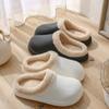 New Winter Slippers Warm Women Shoes Waterproof Couples Non-Slip Plush Cotton Indoor Outdoor Cozy Men House Slipper