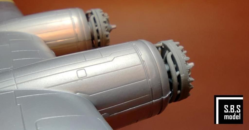 SBS Model Набор двигателей Пластиковые детали для модели SBM72089 1/72 B-17F/G (для Ревелла) (Самолет)