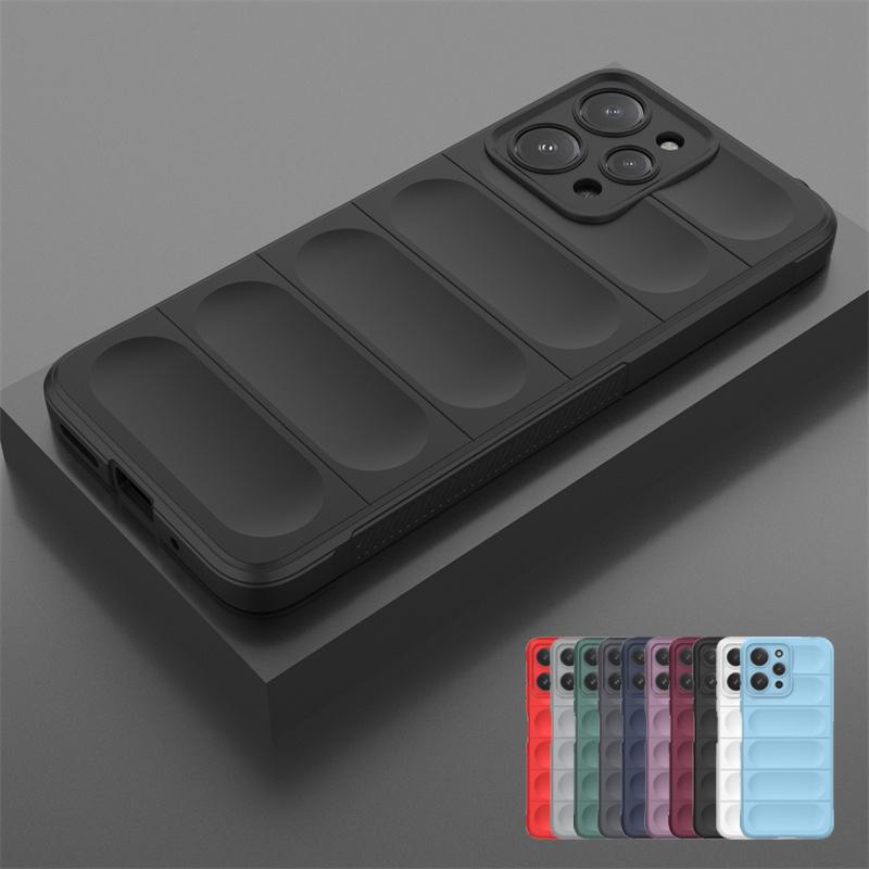 Для Redmi 12 Чехол Чехол Xiaomi Redmi 12 Capas Phone Bumper Back Armor Противоударный Мягкий TPU Защитный Объектив Fundas Redmi 12