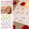 Золотое Конфетти на Выпускной Класс 2026, Блестящее Конфетти 2026 100 шт. Для Украшения Выпускного Вечера и Новогодней Вечеринки 2026.
