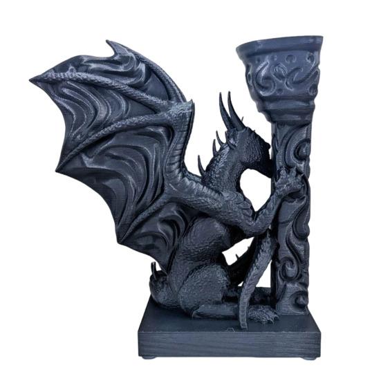 Готические подставки для книг в виде дракона, средневековые 3D-печатные подставки для книг в виде статуи дракона для домашнего офиса, книжных полок, декора гостиной