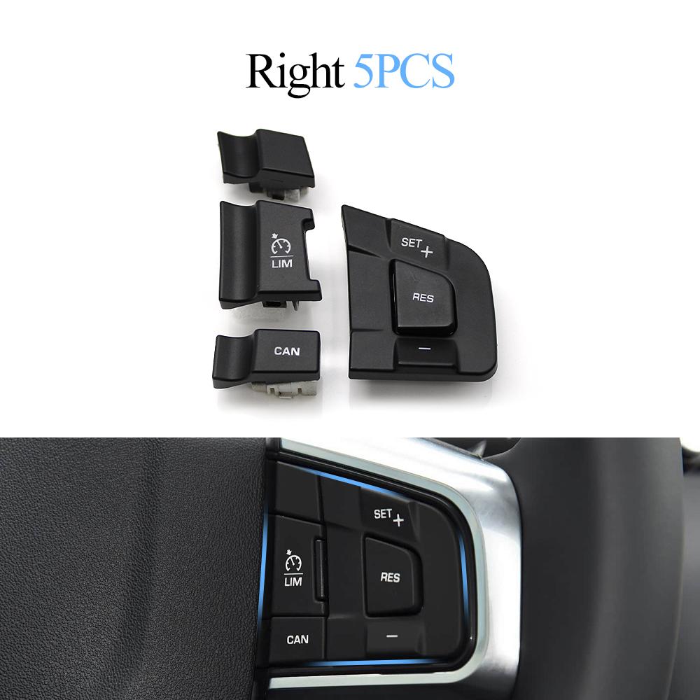 Car Left Right Multifunction Steering Wheel Switch Control Button For Land Rover Discovery Sport 2015-2019 LR095538,LR095540