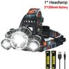 Mini Portable XPE+COB Headlamp USB Rechargeable Use 18650 Battery Headlight Outdoor Camping Fishing LED Head Flashlight