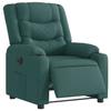 VidaXL Electric Recliner Dark Green Fabric 3310250