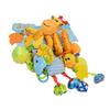 Baby Teether Plush Crib Mobile Stroller Hanging Toy Infant Educational Soothing Rattle Soft Grasping Puppet