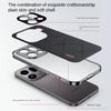 Plain Leather + Camera Lens Protection Case For OPPO Find X9 Pro Find X9 X8 Pro X7 Slim Good Texture Cover