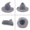 Modern Witch Hat Knitting Hat Masquerade Adult Kids Halloween Witch Hats Cosplay Costume Hat Halloween Accessories Horror Party Fancy Dress Decor