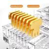 50-1 шт. Проходные коннекторы RJ45 CAT6 CAT5e Экранированные Кристаллические Концевые Позолоченные 8P8C Обжимные Сетевые Кабели Ethernet Модульный Штекер