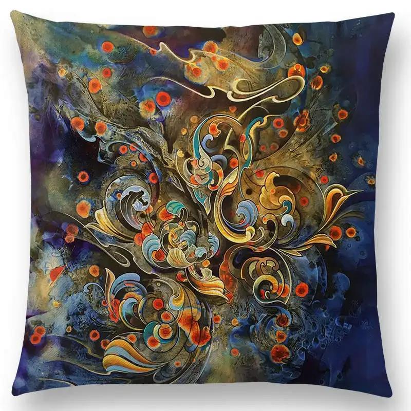 Новая d напечатанная великолепная абстрактная картина скульптура таинственный узор фантастическая наволочка для дивана наволочка для подушки