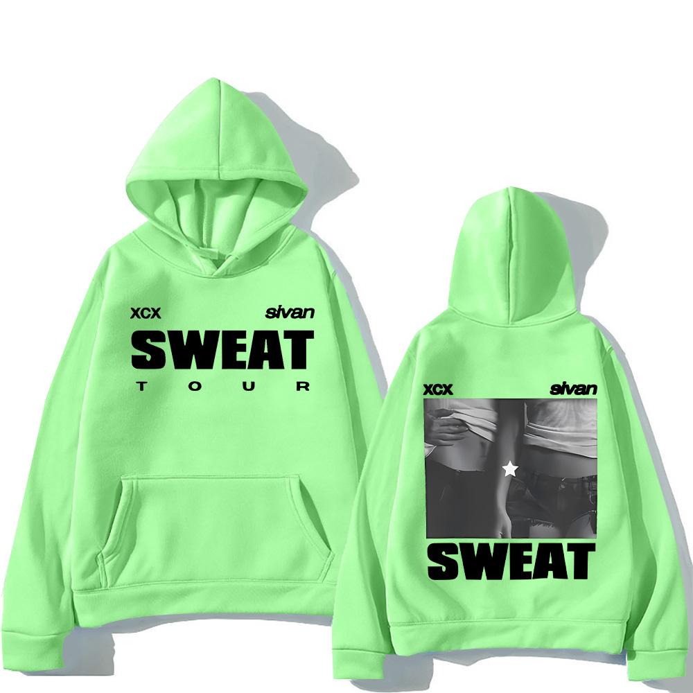 Толстовки в стиле ретро-поп Charli XCX и Troye Sivan Sweat Tour Hoodies Унисекс Новая одежда Осень-зима Модные пуловеры