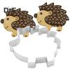 Smooth Surface Biscuit Cutter Hedgehog Shape Safe Fondant Sugar Craft 3D Biscuit Cutter Mold