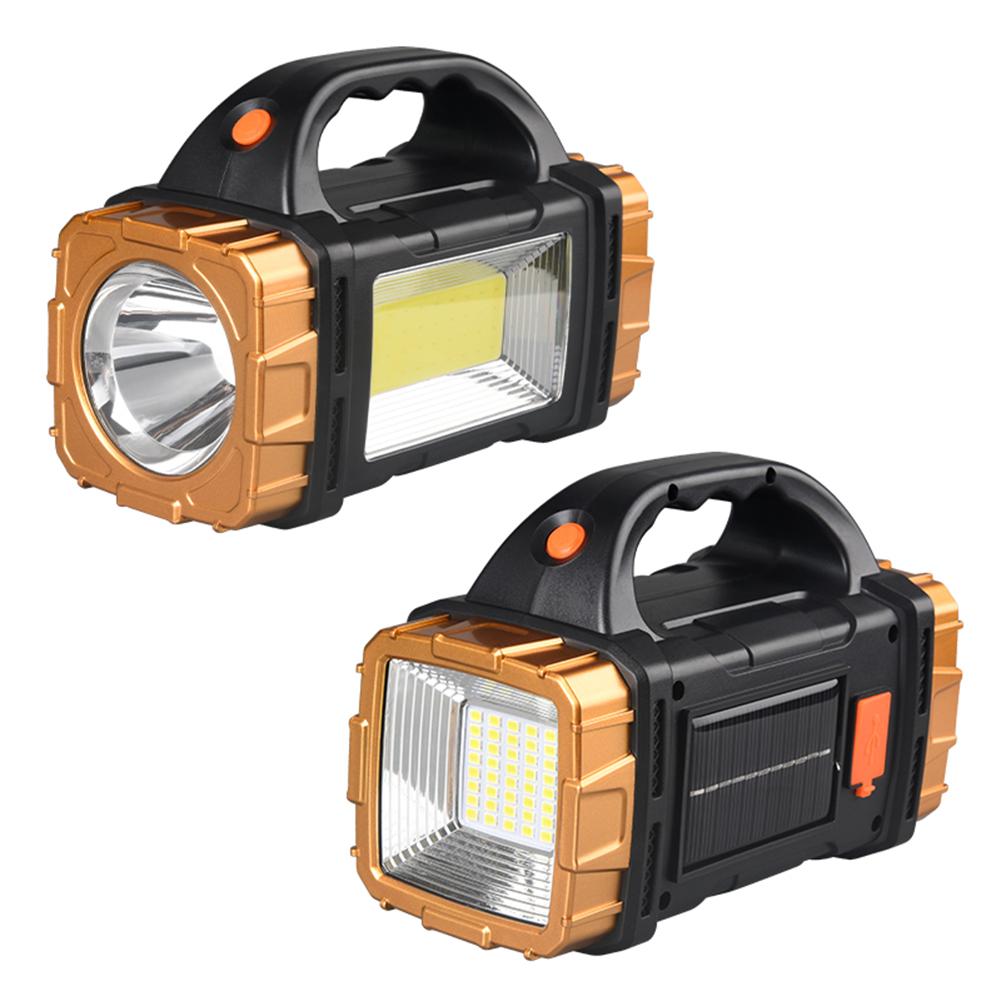 Multifunctional Portable Light Power Bank High Power LED Flashlight USB Rechargeable 1500mAh 8 Lighting Modes Powerful Spotlight