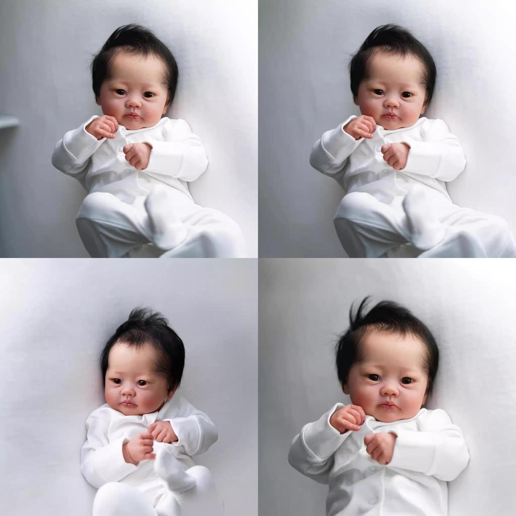 Силиконовая кукла-младенец для коллекционеров и в подарок Реборн азиатский ребенок игрушка