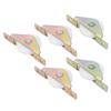 5Pcs Pulley Single Wheel Standard Smoothly Sliding Low Noise Window Pulley for Sliding Door Cabinet