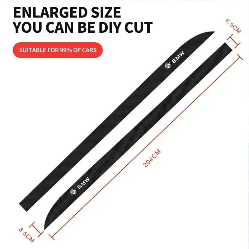 2 шт. Полоски на пороги боковые юбки дверей автомобиля Стикеры под карбон Аксессуары для стайлинга Для BMW E46 E85 E60 F10 E39 F30 E36 F20 E87 E90 E70 X3 X5